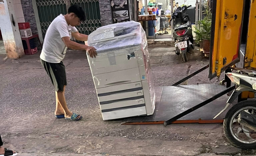 Hình ảnh thực tế dịch vụ cho thuê máy photocopy Trảng Bom