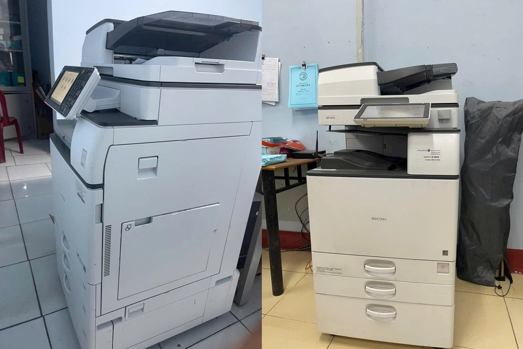 Hình ảnh thực tế dịch vụ cho thuê máy photocopy Trảng Bom