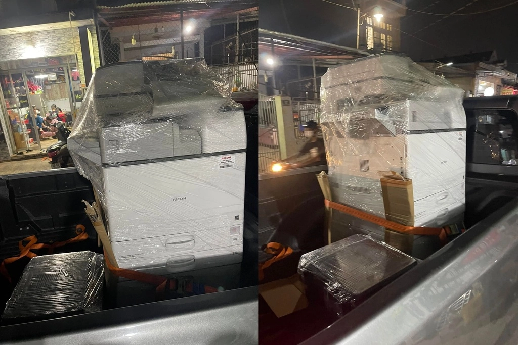 Hình ảnh thực tế dịch vụ cho thuê máy photocopy Trảng Bom