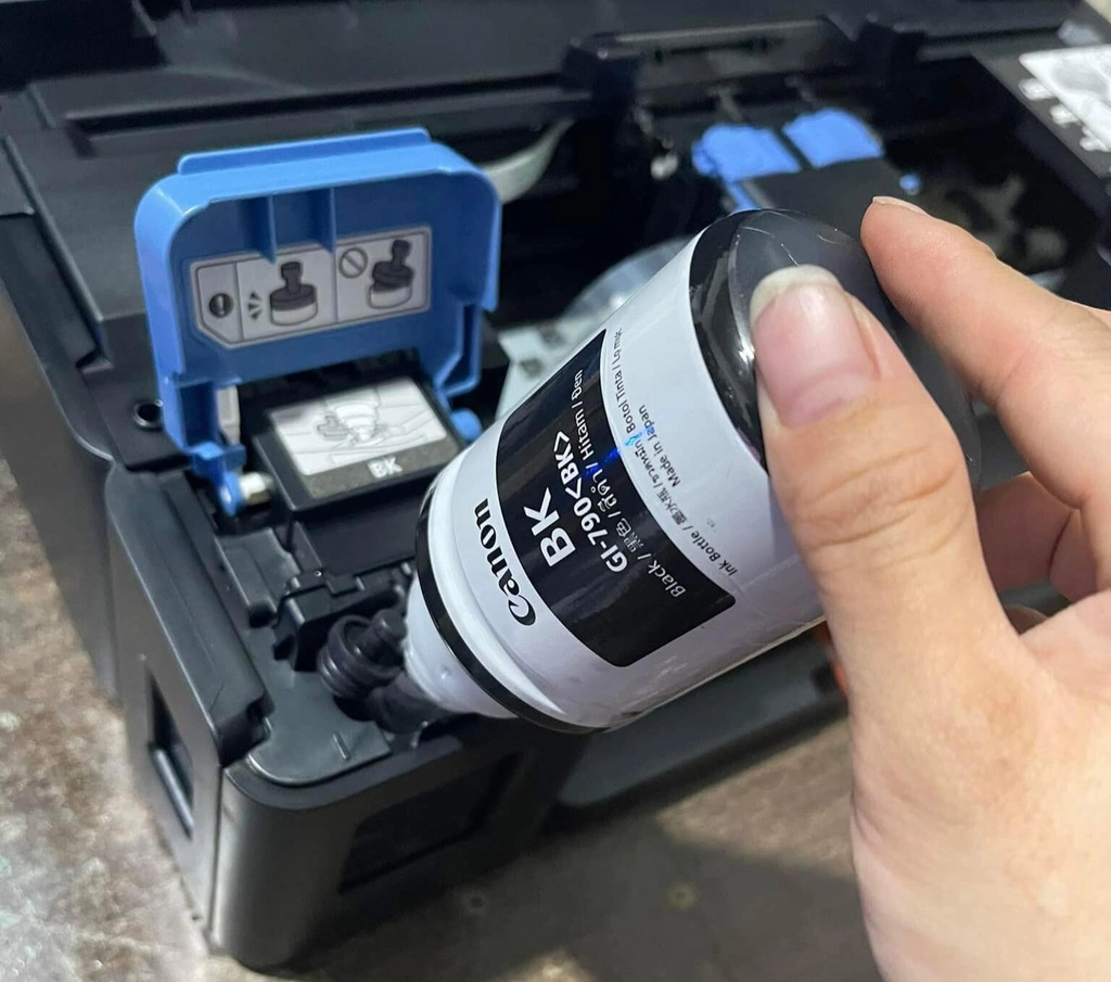 Thiết bị in ra bản in bị mờ hoặc không rõ nét