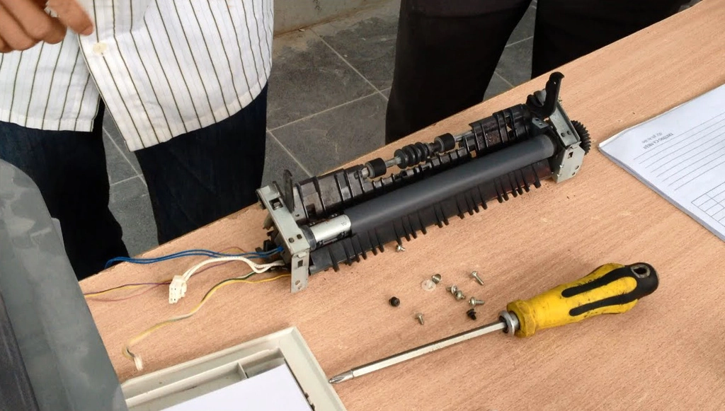 Lô sấy máy in không đủ nóng trong quá trình hoạt động