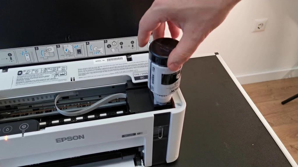 Thiết bị máy in sắp hết mực